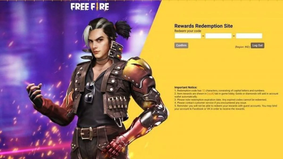 Free Fire Redeem Code For Today 2nd December 2021