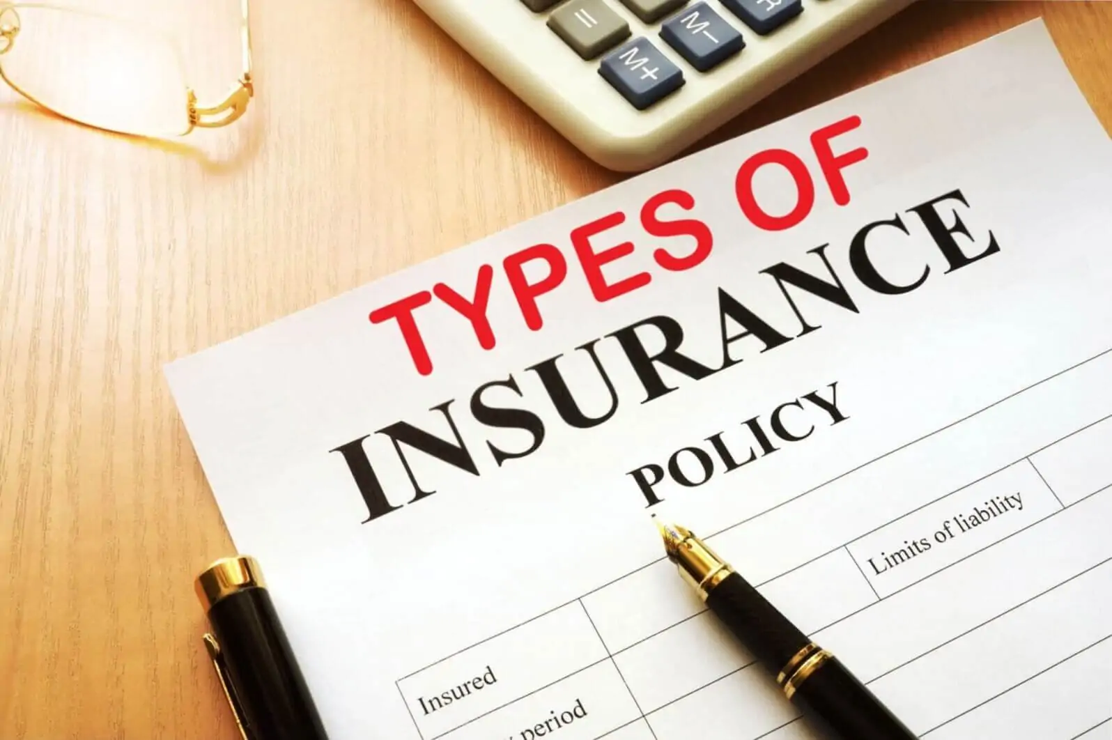 Different types of insurance