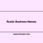 Rustic Business Names