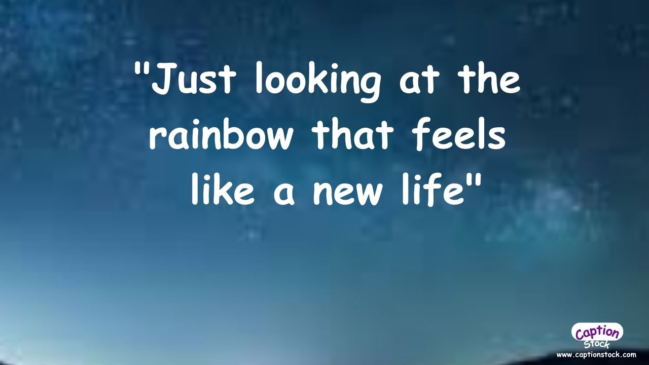 110 rainbow instagram captions