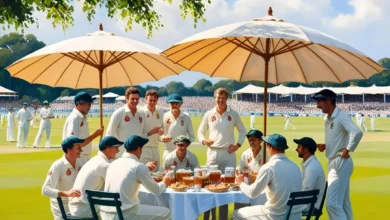 Tea Break Time in Test Cricket